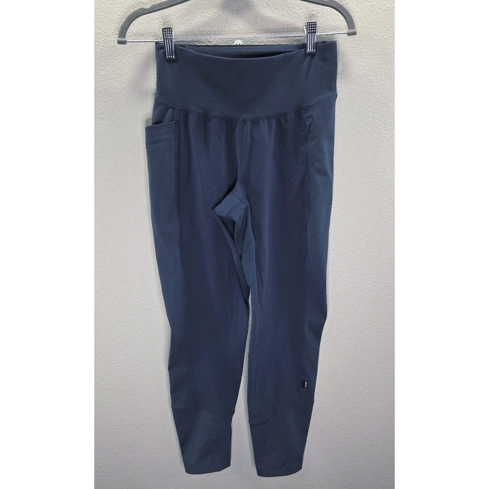 REI Co-op Leggings Womens Small S Blue High Rise Ankle Pockets‎ Stretch Athletic